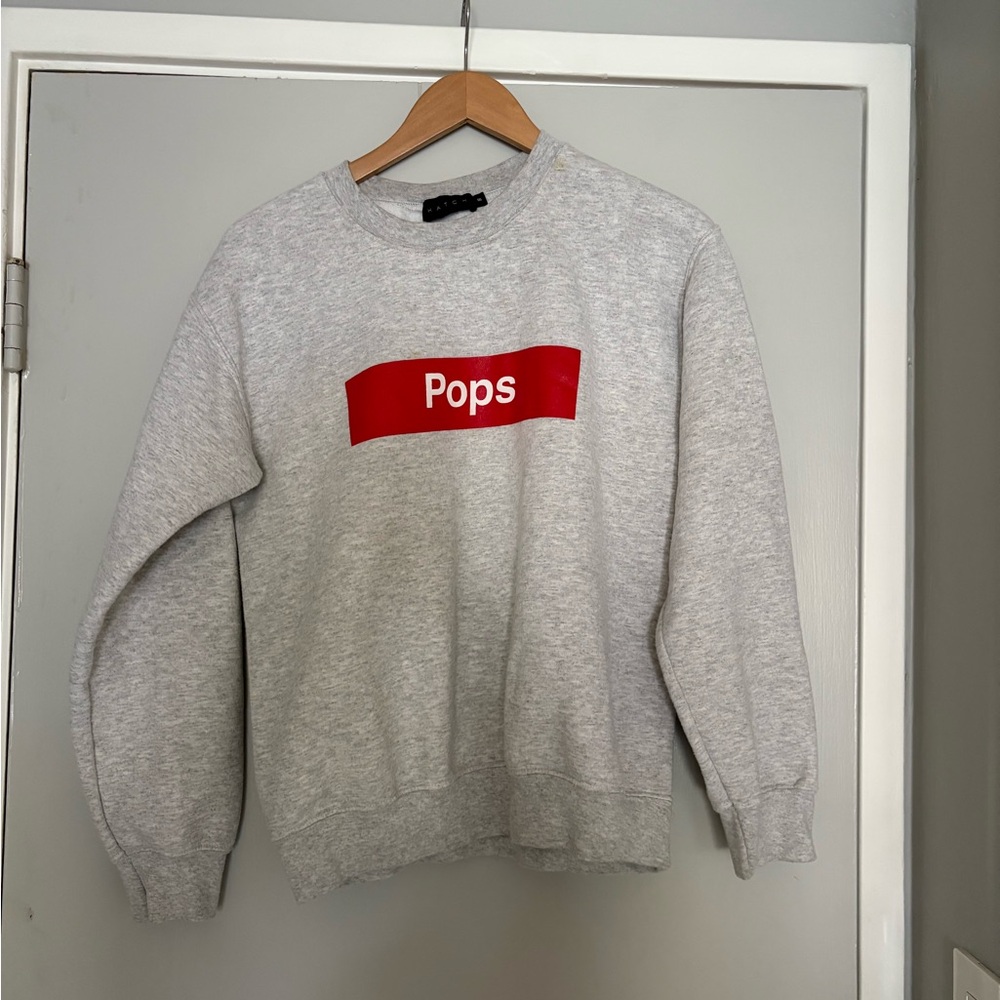 Hatch Graphic Crewneck Sweatshirt - Gray